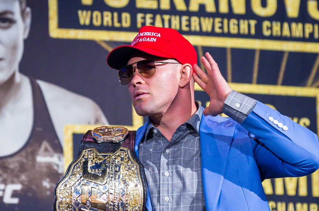 New York, NY, USA, 11/02/2019 - UFC 245 - Press Conference - Kamaru Usman and Colby Covington during a press conference for UFC 245 to be held on December 14, 2019 in Las Vegas. Photo: Jason Silva / AGIF